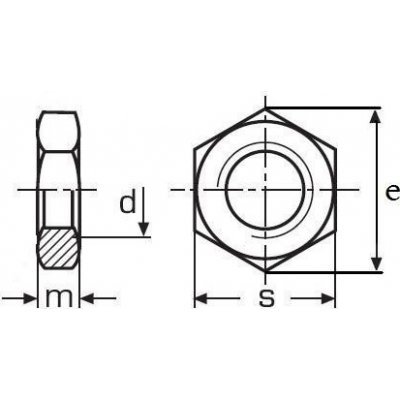 matice M8 ZINEK /4/ nízká DIN 439B – Sleviste.cz