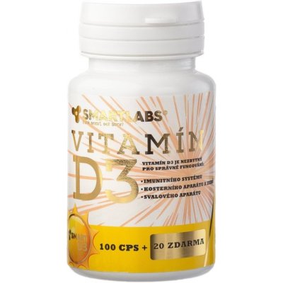 Smartlabs Vitamín D3 4000 IU 120 kapslí – Hledejceny.cz