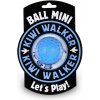 Hračka pro psa Kiwi Walker Plovací míček z TPR pěny, modrá, 7 cm