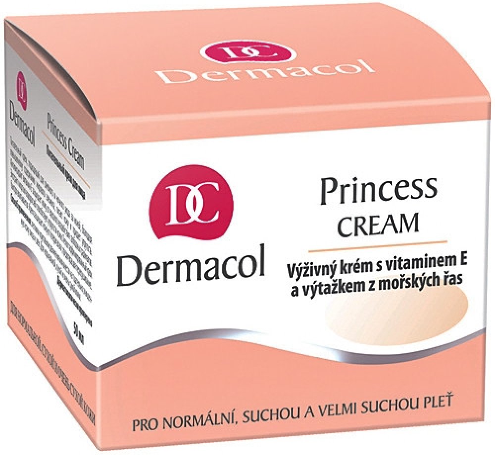 Dermacol Princess Cream výživný krém proti vysušování pleti s výtažky z  mořských řas 50 ml | Srovnanicen.cz