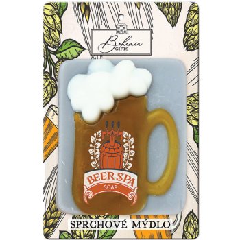 Bohemia Gifts & Cosmetics Beer Spa ručně vyráběné mýdlo s glycerinem 85 g