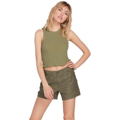 Volcom kraťasy Army Whaler Short Army green combo