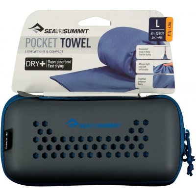 Sea To Summit ručník Pocket Towel tyrkysová: Large 60 x 120 cm – Zboží Dáma