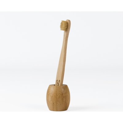 CURANATURA bambusový stojánek na zubní kartáček malý