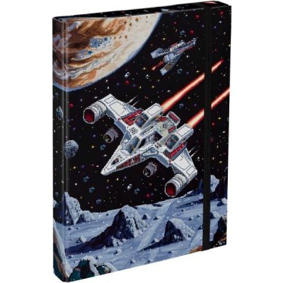 Baagl Pixel Space A4 černá – Zboží Dáma