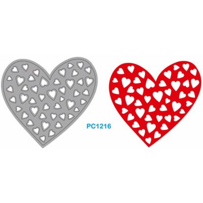 Wiler Vyřezávací šablona Srdce 1 ks – Zboží Dáma