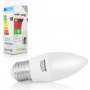 Whitenergy LED žárovka SMD2835 C37 E27 3W studená bílá