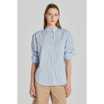 Gant rel striped poplin shirt modrá – Zboží Mobilmania