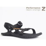 Bosky Shoes flexibilní barefoot sandále pro dospělé Performance Z-tech Black/orange – Sleviste.cz