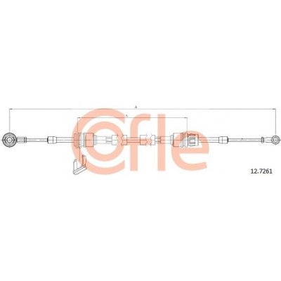 Tažné lanko, ruční převodovka COFLE 12.7261 (127261) – Zbozi.Blesk.cz