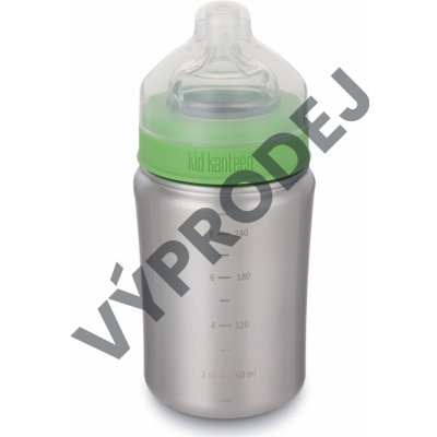 Klean Kanteen nerezová láhev Baby Bottle brushed stainless 266ml