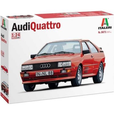 Italeri Audi Quattro Model Kit 3671 1:24 – Sleviste.cz