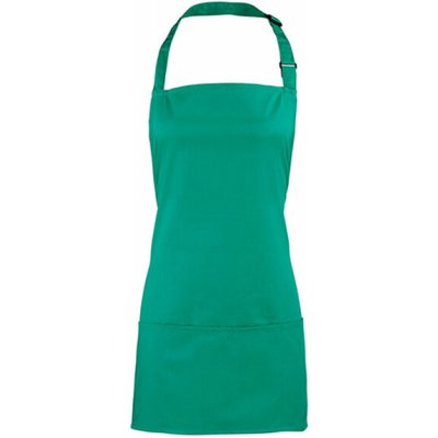 Premier Workwear Colours Gastro zástěra 2v1 PR159 Emerald Pantone 7728C 60x62cm – Hledejceny.cz