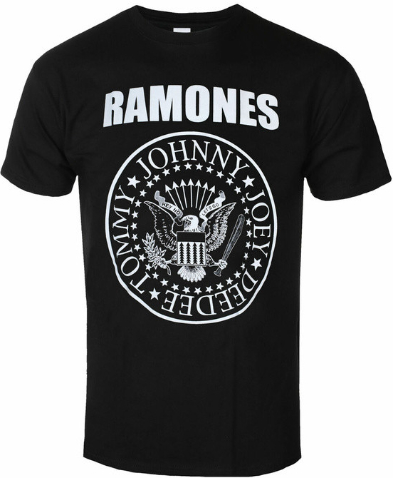 Rock off tričko metal Ramones Giant Presidential Seal černá