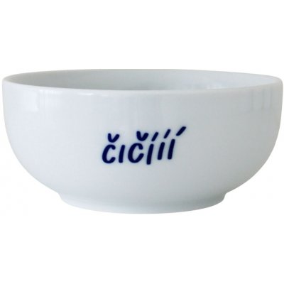 Bella Rose Porcelánová miska Čičííí bílá porcelán 450 ml – Sleviste.cz