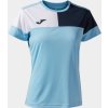 Dámské sportovní tričko JOMA Camiseta Dámské triko Manga Sky Blue Navy modrá