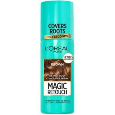 L'Oréal Magic Retouch Instant Root Concealer Spray sprej pro zakrytí odrostů pro ženy Brown 75 ml