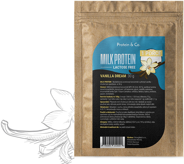Protein & Co. MILK protein bezlaktózový protein 30 g