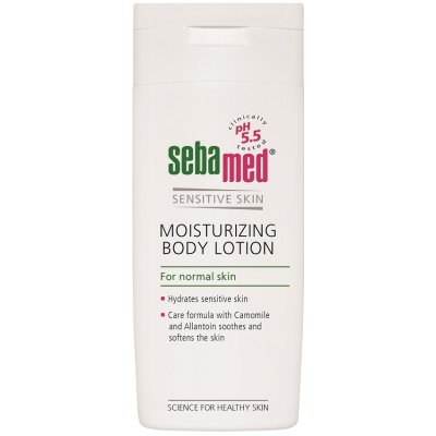 SebaMed Sensitive Skin Moisturizing dámské hydratační tělové mléko pro citlivou pokožku 200 ml – Zboží Mobilmania