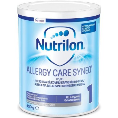 NUTRILON 1 ALLERGY CARE SYNEO + POR PLV SOL 450G – Zboží Dáma