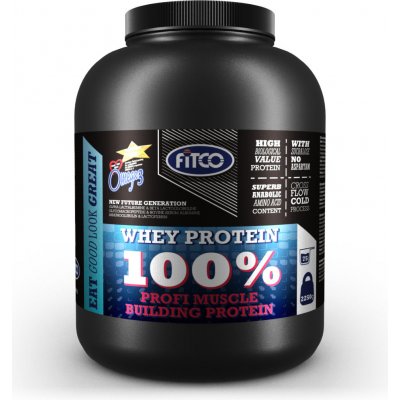 Fitco 100% WHEY Protein 2250 g – Zbozi.Blesk.cz