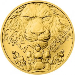Česká mincovna Zlatá mince Český lev stand 1/4 oz