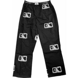 Calvin Klein NM2390E B88 pánské pyžamové kalhoty s potiskem černé