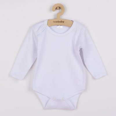 New Baby Body dlouhý rukáv II bílé Bílá – Zboží Mobilmania