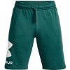 Pánské kraťasy a šortky Under Armour UA Rival Flc Big Logo shorts-GRN 1357118-722 Zelená