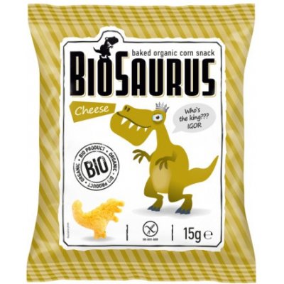 Biosaurus Bio křupky se sýrem Bio 15 g – Zboží Mobilmania