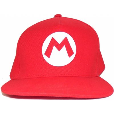 CurePink snapback Nintendo|Super Mario Mario Badge [SGR-SMAR-008OS] – Zbozi.Blesk.cz