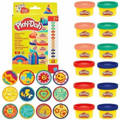 PLAY-DOH Hasbro Modelína baby barevná set 12 kelímků 340g – Hledejceny.cz