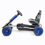 Go-kart Dětská šlapací motokára Baby Mix Speedy modrá – Sleviste.cz