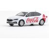 Sběratelský model ABREX Škoda Octavia IV 2020 Coca-Cola bílá 1:43