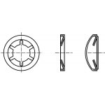 PROFISTYL STARLOCK podložka uzavřená ocel/nerez A2 Varianta: STARLOCK podložka uzavřená ST/A2 4 mm – Zboží Mobilmania
