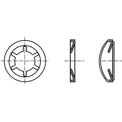 PROFISTYL STARLOCK podložka uzavřená ocel/nerez A2 Varianta: STARLOCK podložka uzavřená ST/A2 4 mm – Zboží Mobilmania