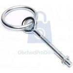 Oko se závitem a kroužkem, pozinkované M12 x 125 mm - hobby balení, balení 1 ks – Sleviste.cz