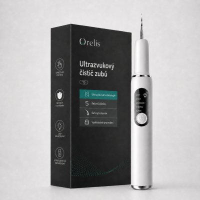 Orelis Ultrazvukový čistič zubu – Zboží Dáma