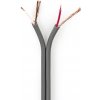 vodič Nedis stereo kabel 2x 0.16 mm cívka 100 m (COTR15000GY100)