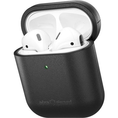 AlzaGuard Genuine Leather Case pro AirPods 1. a 2. generace AGD-ACL6B – Zboží Mobilmania