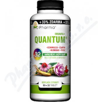 Bio Pharma Quantum Imunita+ 32 složek 120 tablet