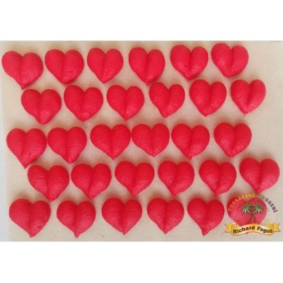Cukrová dekorace srdíčka 30ks Fagos – Sleviste.cz
