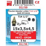 Sada těsnění Pryž 1/2 Ploché – Sleviste.cz