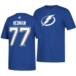 Pánské tričko Tampa Bay Lightning Victor Hedman #77 Fanatics Branded & Number