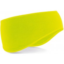 Beechfield sportovní softshell čelenka Tech headband fluorescenční žlutá