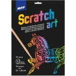 Škrabací obrázek šablona A4 Kůň 21x29cm – Hledejceny.cz