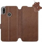 Mobiwear Flip pouzdro Huawei P Smart 2019 kožené Hnědé – Zboží Živě