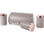 Chlebník a sada dóz na potraviny 4 ks Taupe Collection – Zboží Dáma