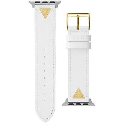 Guess Kožený řemínek pro Apple Watch (38 - 41 mm) - White Triangle CS2006S2 – Zboží Mobilmania