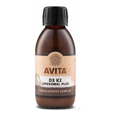 Avita D3 K2 Liposomal Plus lipozomální roztok 200 ml – Hledejceny.cz